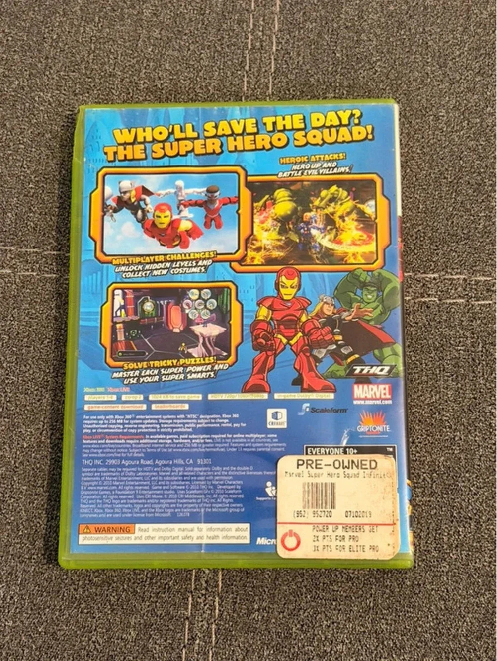 Marvel Super Hero Squad: The Infinity Gauntlet for Xbox 360